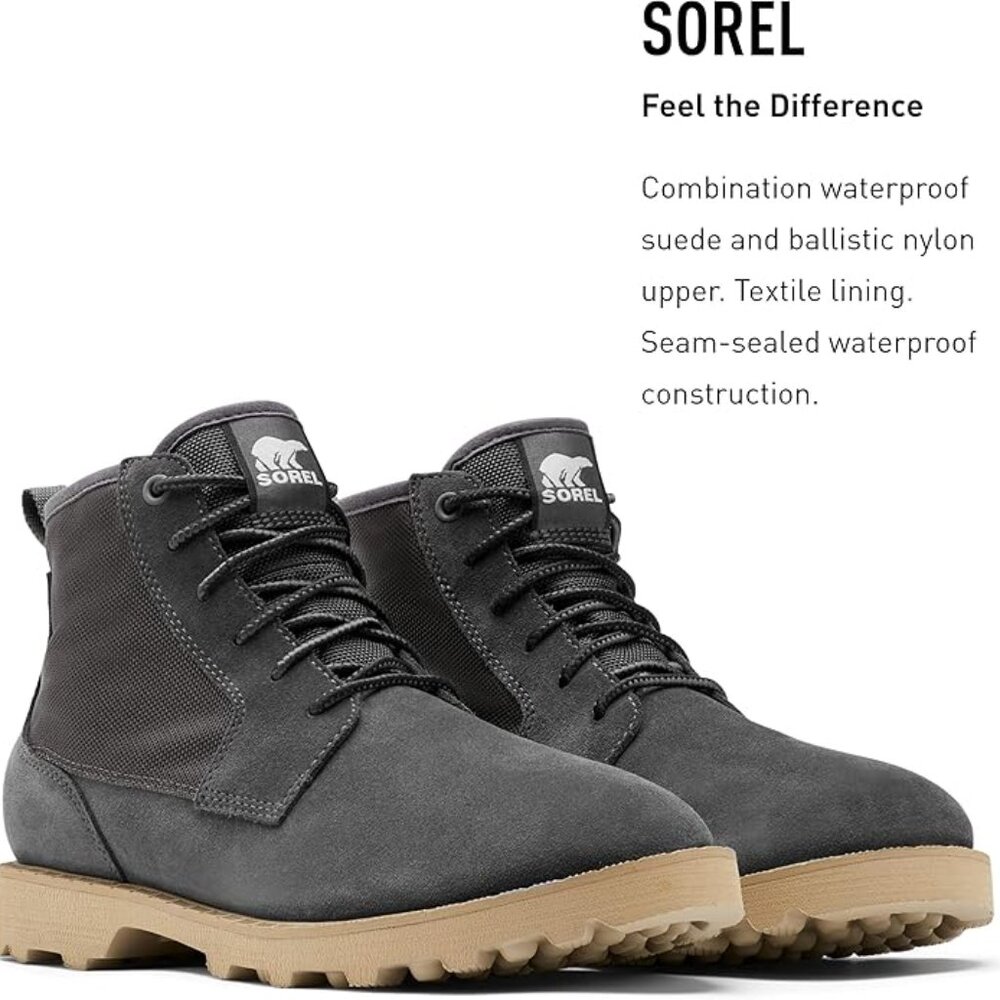 Sorel Caribou On The Move Chukka Boots WATERPROOF Men's 9